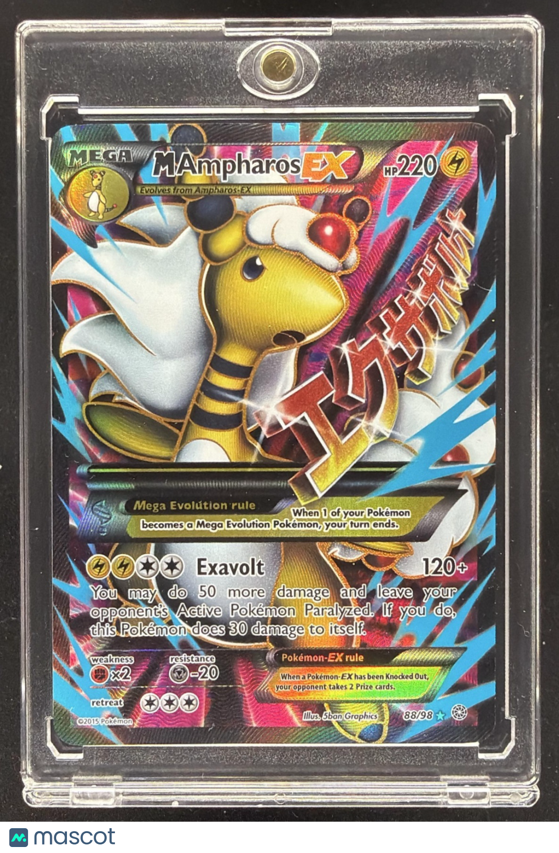 2015 Pokemon XY Ancient Origins Mega Ampharos #88/98