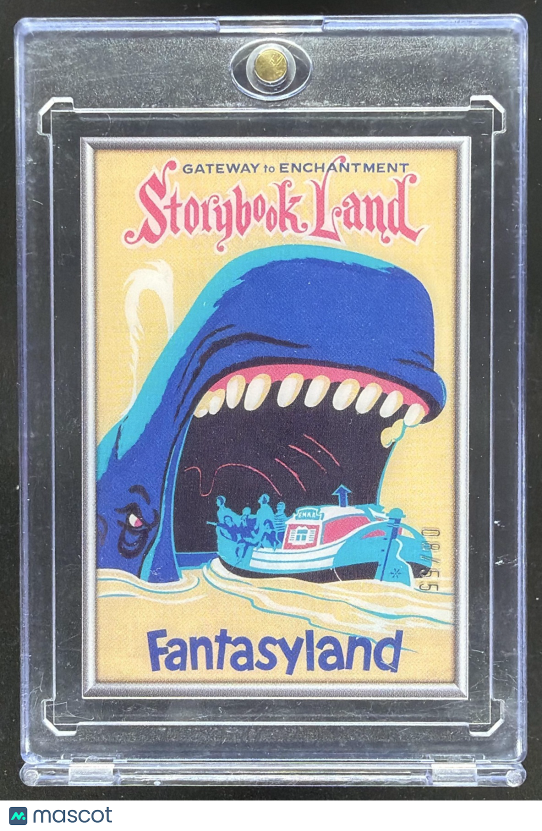 2025 Topps Disneyland 70th Anniversary Storybook Land Canal Boats #PP-7 Posters PETG Variation /55