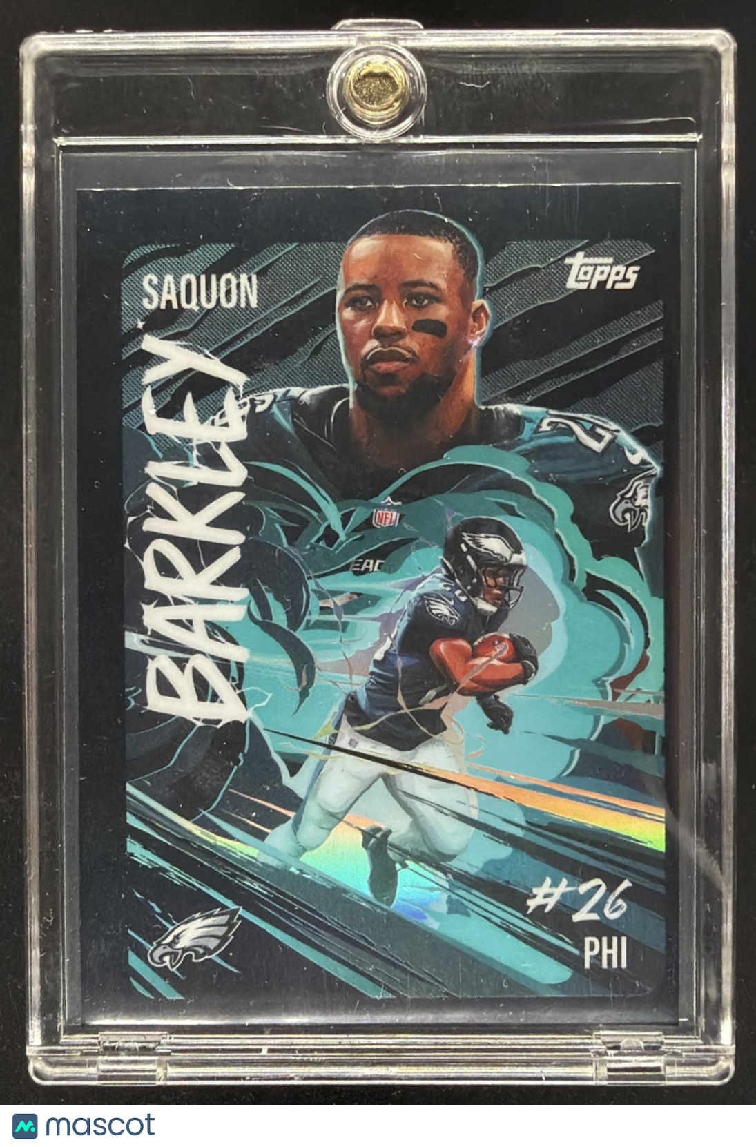 2025 Topps Chrome Saquon Barkley #UV-20 Ultra Violet SSP