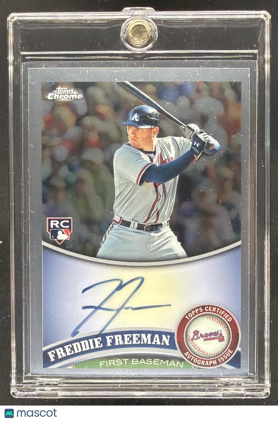 2011 Topps Chrome Freddie Freeman #173 Rookie Auto RC