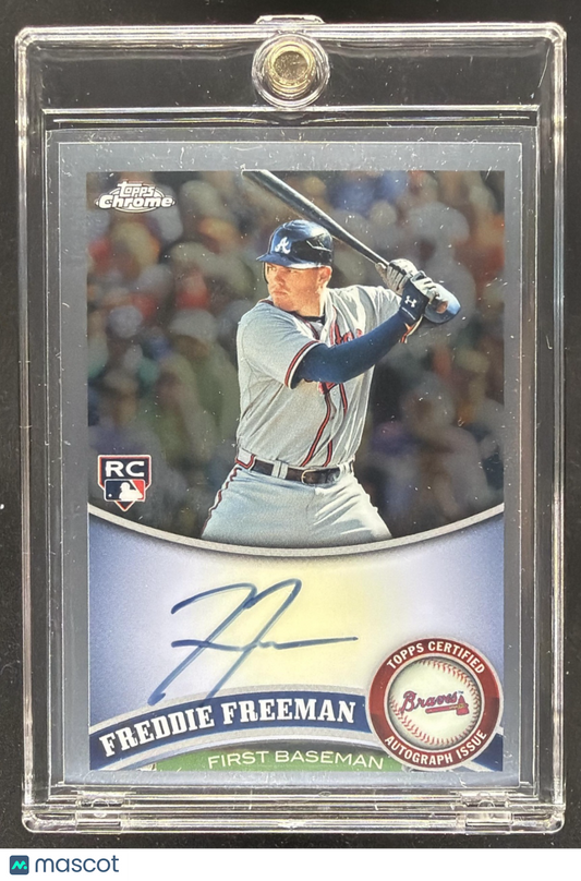 2011 Topps Chrome Freddie Freeman #173 Rookie Auto RC