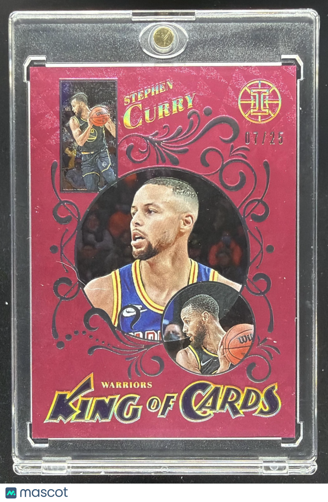 2021-22 Illusions Stephen Curry Pink /25 King Of Cards