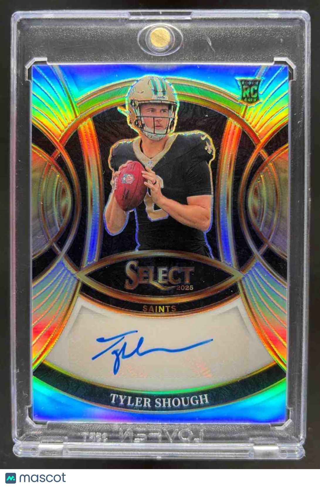 2025 Panini Select Tyler Shough #RSI-TSH Silver RC Auto Saints