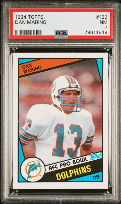 1984 Topps Dan Marino PSA 7 RC