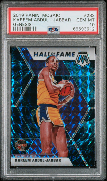 2019 Mosaic Kareem Abdul- Jabbar Genesis PSA 10