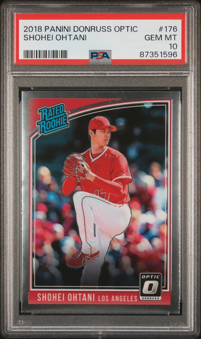 2018 Optic Shohei Ohtani PSA 10 RC