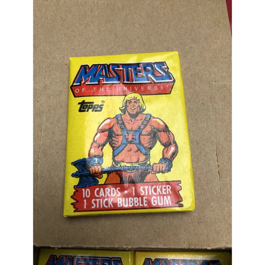 1984 Topps Masters of The Universe Wax Pack