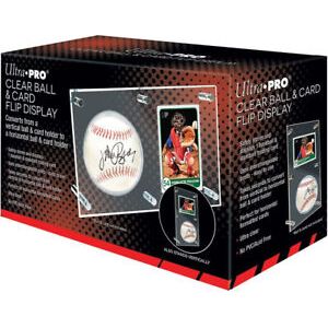 Ultra Pro Clear Ball and Card Flip Display